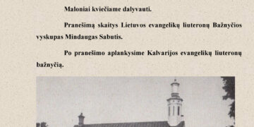 Europos paveldo dienų renginys „EVANGELIKAI LIUTERONAI IR KALVARIJA“