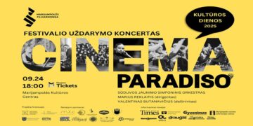 FESTIVALIO UŽDARYMO KONCERTAS „CINEMA PARADISO“