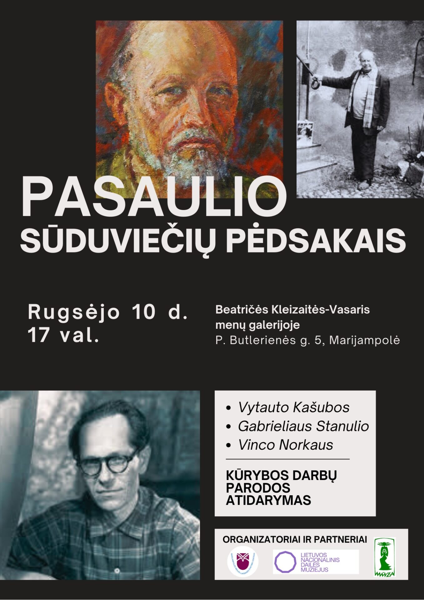 G. Stanulio, V. Kašiubos ir V. Norkaus kūrybos darbų paroda „Pasaulio sūduviečių pėdsakais“