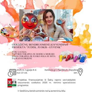 Gerdžiūnų bendruomenės projektas „Judėk, juokis - gyvenk“
