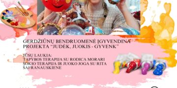 Gerdžiūnų bendruomenės projektas „Judėk, juokis - gyvenk“