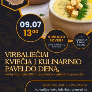 Kulinarinio paveldo diena Virbalyje