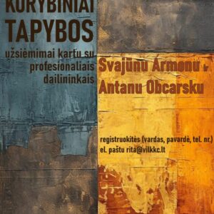 Kūrybiniai tapybos užsiėmimai