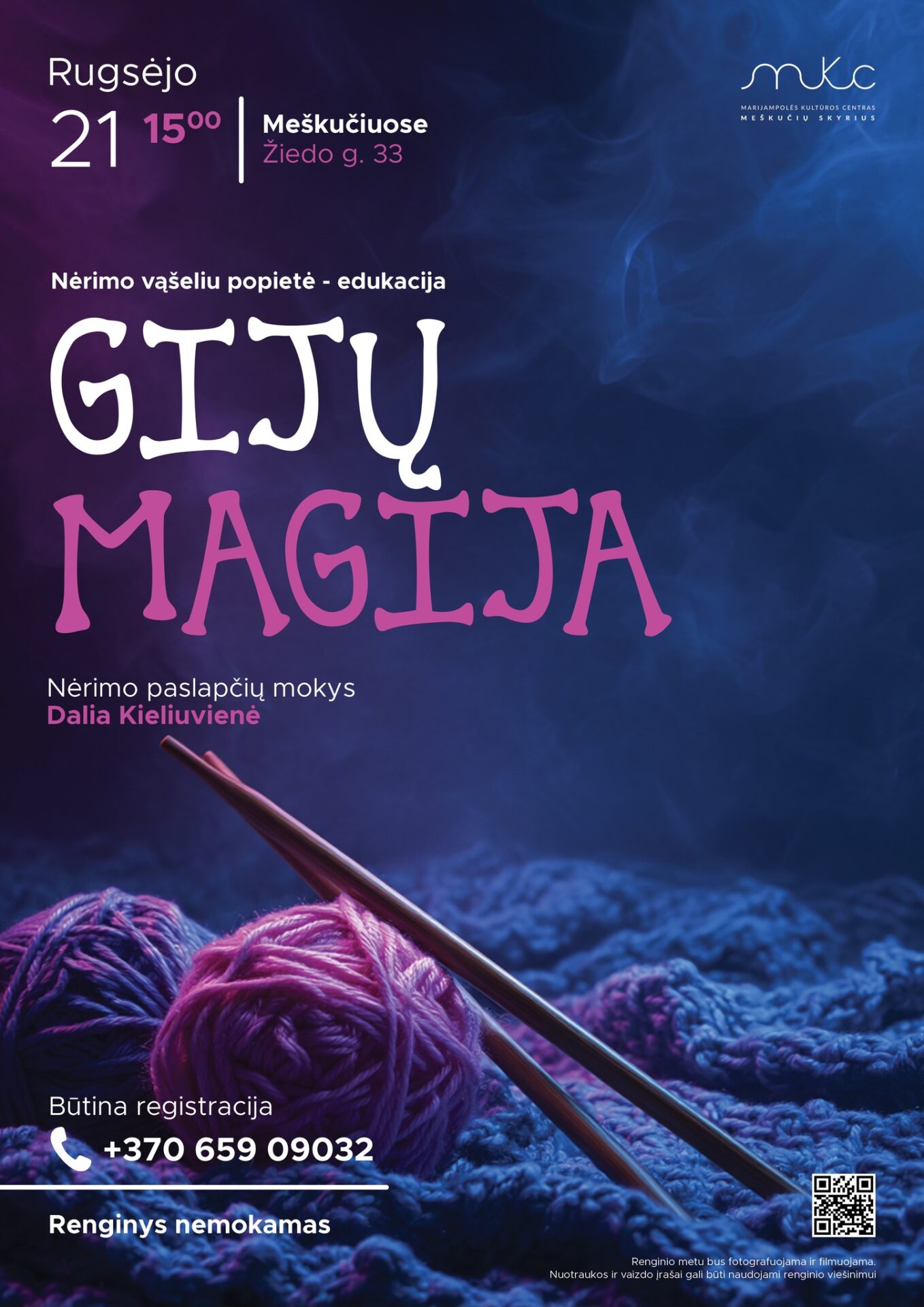 NĖRIMO VĄŠELIU EDUKACIJA „GIJŲ MAGIJA“