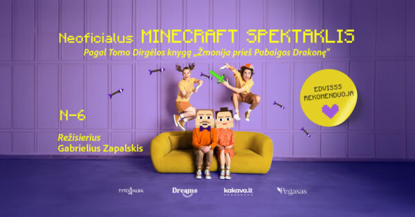 Neoficialus MINECRAFT SPEKTAKLIS pagal T.Dirgėlos knygą „Žmonija prieš Pabaigos Drakonę“