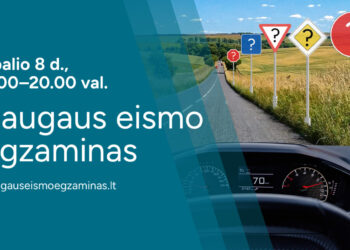 „Via Lietuva“ kviečia išbandyti jėgas visuotiniame saugaus eismo egzamine