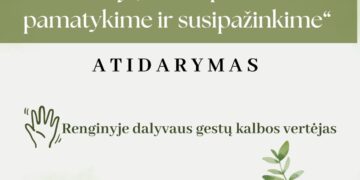 Parodos „Kurčiųjų meno pasaulis pamatykite ir susipažinkite“ atidarymas