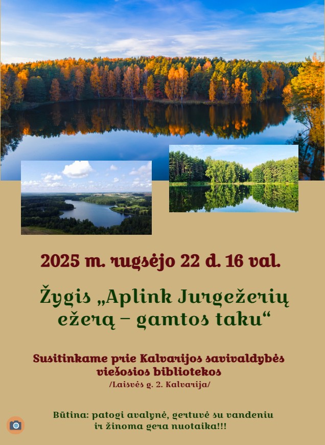 Rudeninis žygis aplink Jurgežerių ežerą