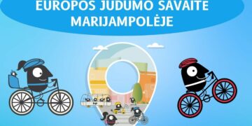 Rugsėjo 16–22 dienomis – Europos judumo savaitė Marijampolėje!