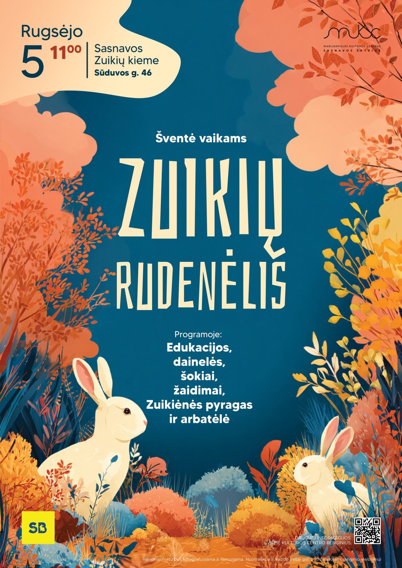 ŠVENTĖ VAIKAMS „ZUIKIŲ RUDENĖLIS“