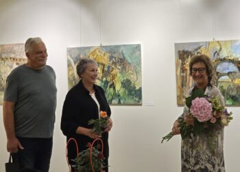 Šakių kultūros centro galerijoje atidaryta Lolitos Rūgytės tapybos darbų paroda