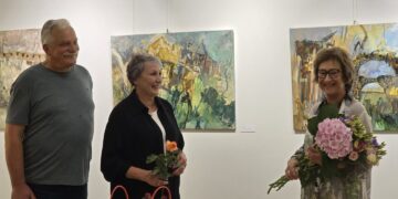 Šakių kultūros centro galerijoje atidaryta Lolitos Rūgytės tapybos darbų paroda