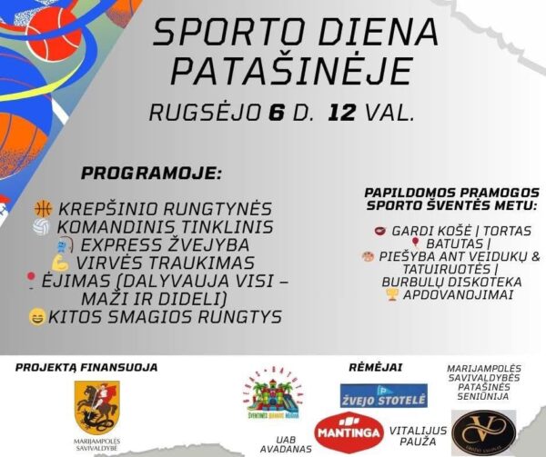 Sporto diena Patašinėje