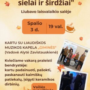 Vakaronė „Atgaiva mano sielai ir širdžiai“