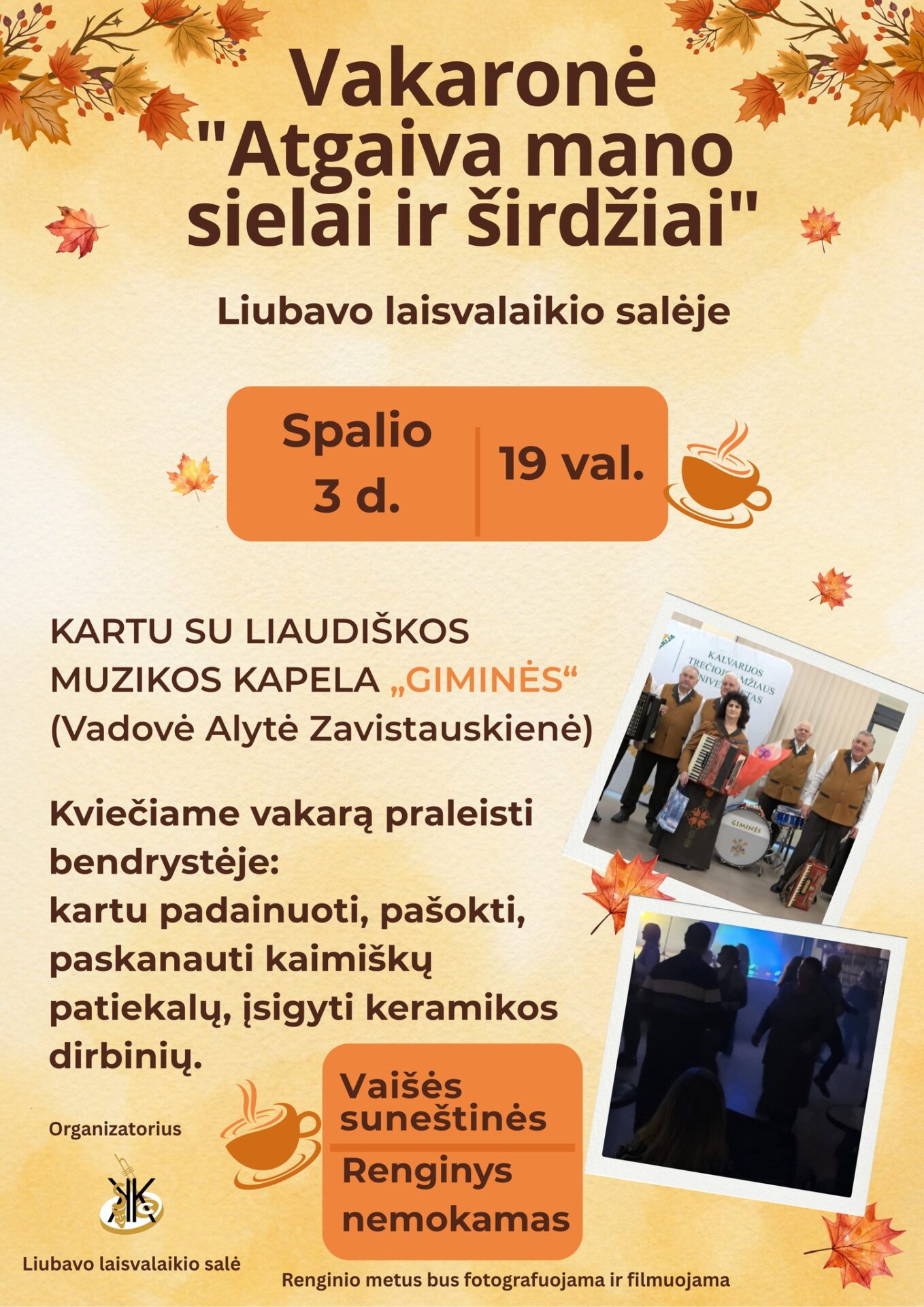 Vakaronė „Atgaiva mano sielai ir širdžiai“
