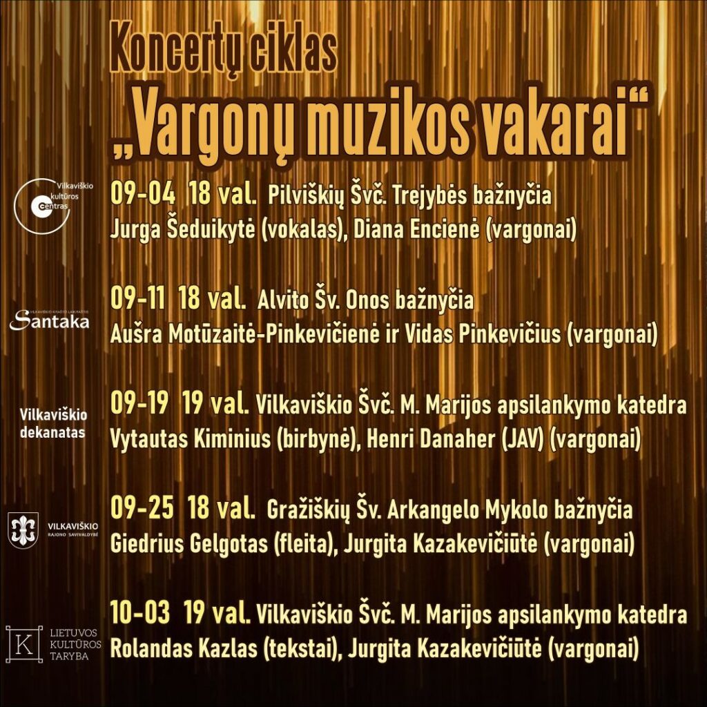 Koncertų ciklas „Vargonų muzikos vakarai“