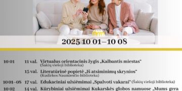 Vyresnio amžiaus žmonių savaitė Šakių rajono bibliotekose