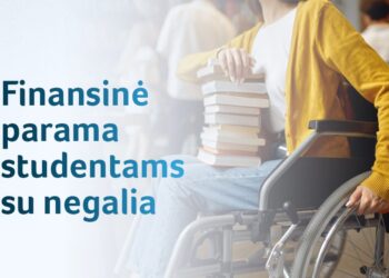Studentams su negalia – finansinė parama