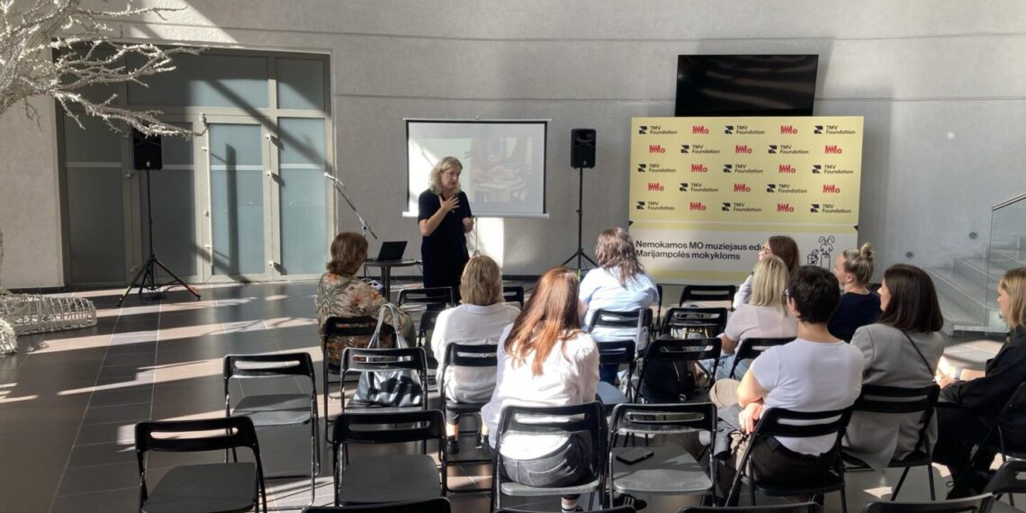 MO ir „TMV Foundation“ pristatė edukacinių užsiėmimų projektą Marijampolės mokiniams / Jurgio Švedo nuotr.