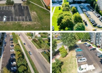 Daugiabučių namų automobilių stovėjimo aikštelės