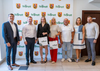 Marijampolės savivaldybėje pasveikinta Europos merginų jaunimo vicečempionė Rosita Rusovičiūtė