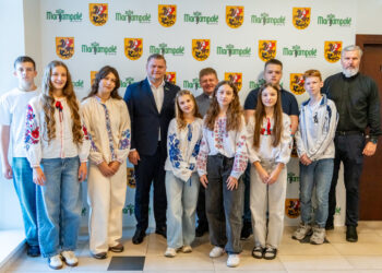 Šiltas svečių iš Šeptyckio vizitas Marijampolėje