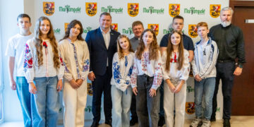 Šiltas svečių iš Šeptyckio vizitas Marijampolėje