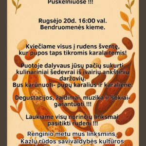 „Pupų puota“ Puskelniuose