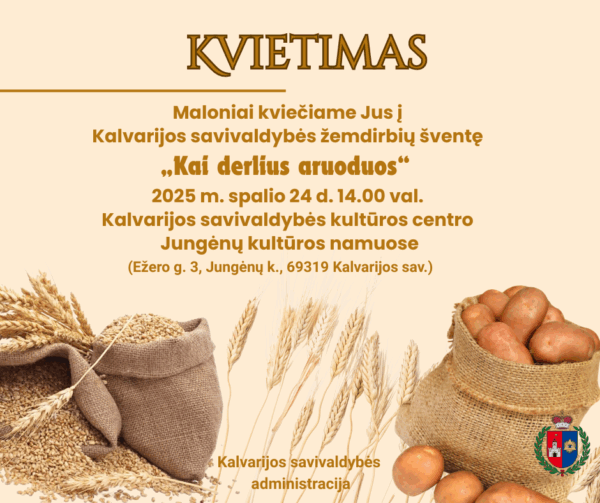 Žemdirbių šventė „Kai derlius aruoduos“ 2025