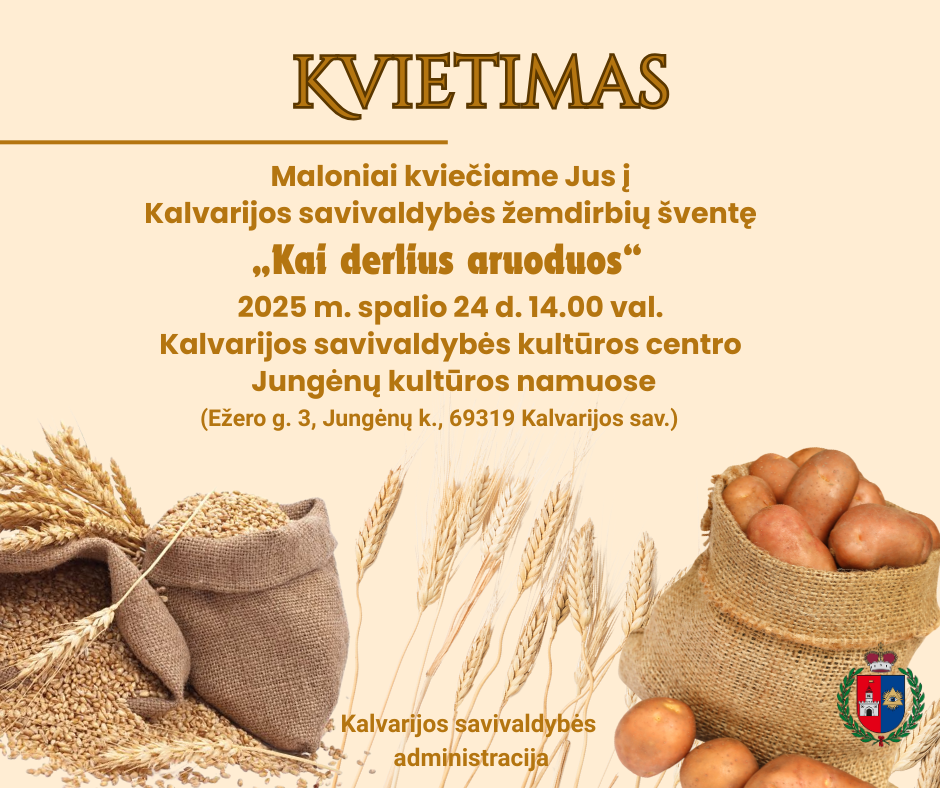 Žemdirbių šventė „Kai derlius aruoduos“ 2025