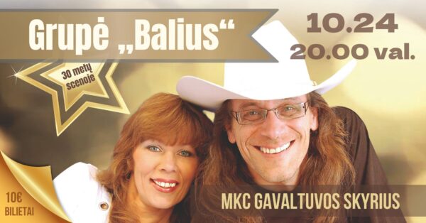 Grupės „Balius“ koncertas