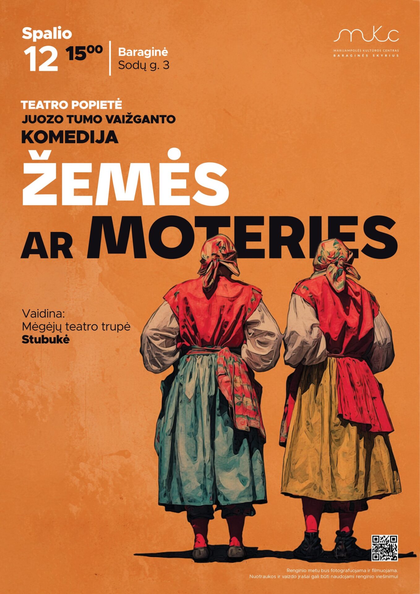 TEATRO POPIETĖ „ŽEMĖS AR MOTERIES“ | BARAGINĖ