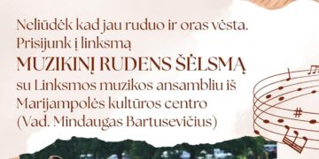 Muzikinis rudens šėlsmas su Marijampolės kultūros centro „Linksmos muzikos ansambliu“