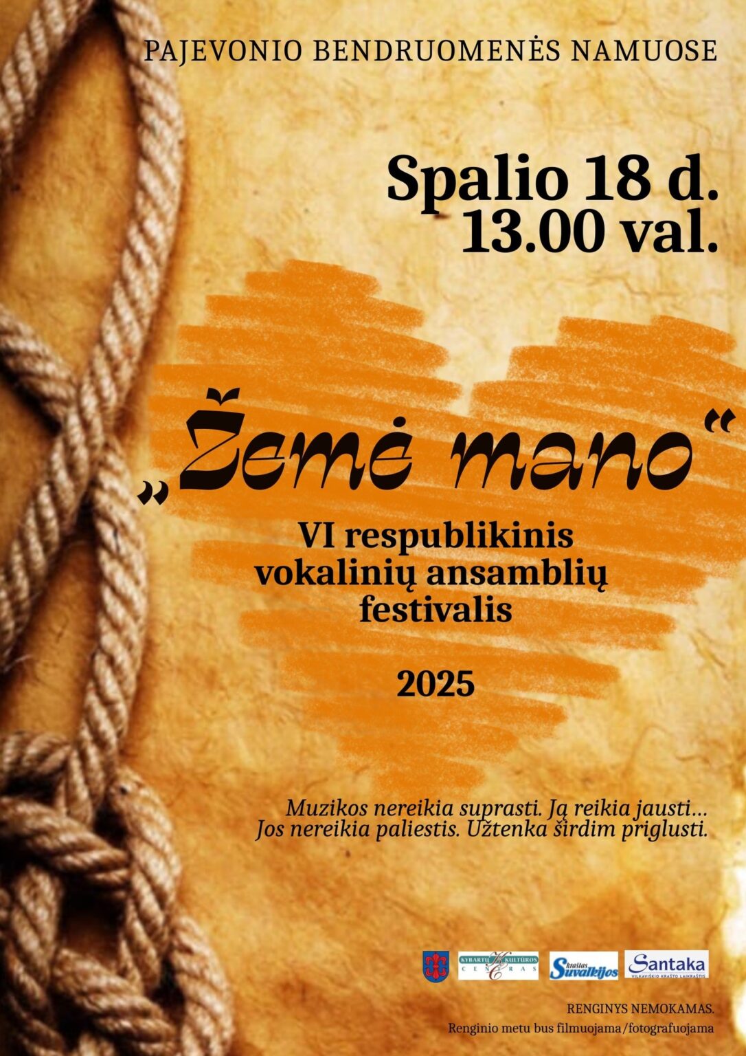 VI respublikinis vokalinių ansamblių festivalis „Žemė mano“