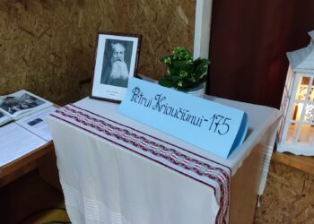 Iškilmingai paminėtos knygnešio Petro Kriaučiūno gimimo metinės