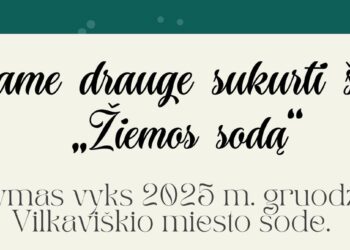 Vilkaviškiečiai kviečiami drauge sukurti šventinį „Žiemos sodą“