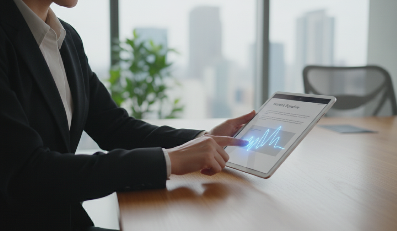 Biometrinis parašas / nuotr. ZebraSign