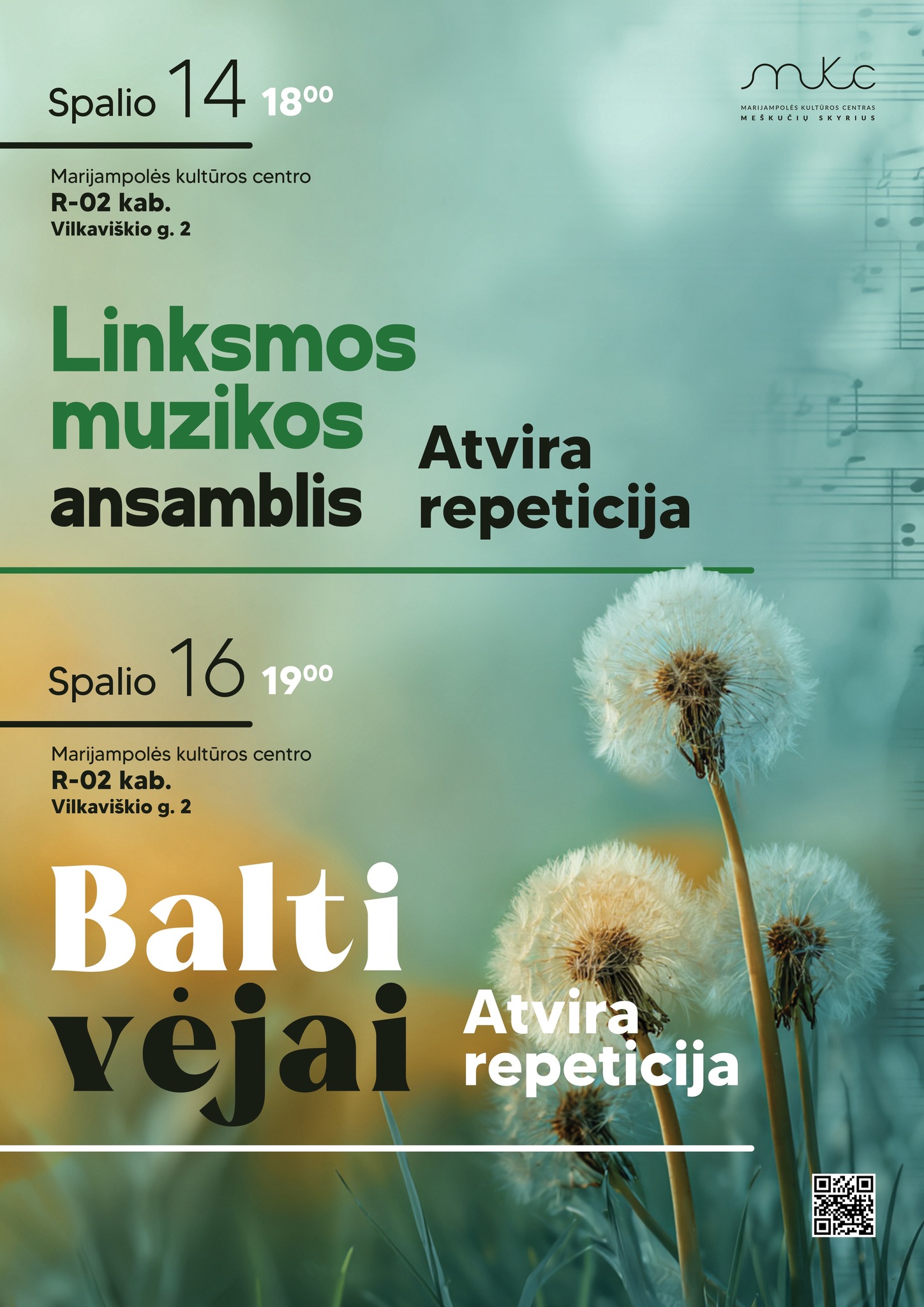 ATVIRŲ REPETICIJŲ VAKARAI