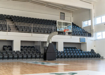 Atnaujinta Marijampolės sporto centro salė paruošta naujam sporto sezonui