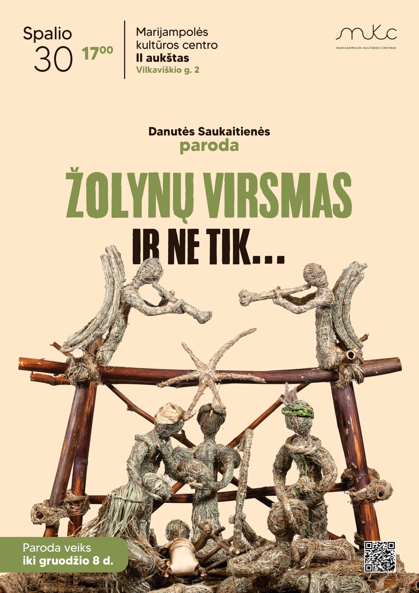 DANUTĖS SAUKAITIENĖS PARODA „ŽOLYNŲ VIRSMAS IR NE TIK…“