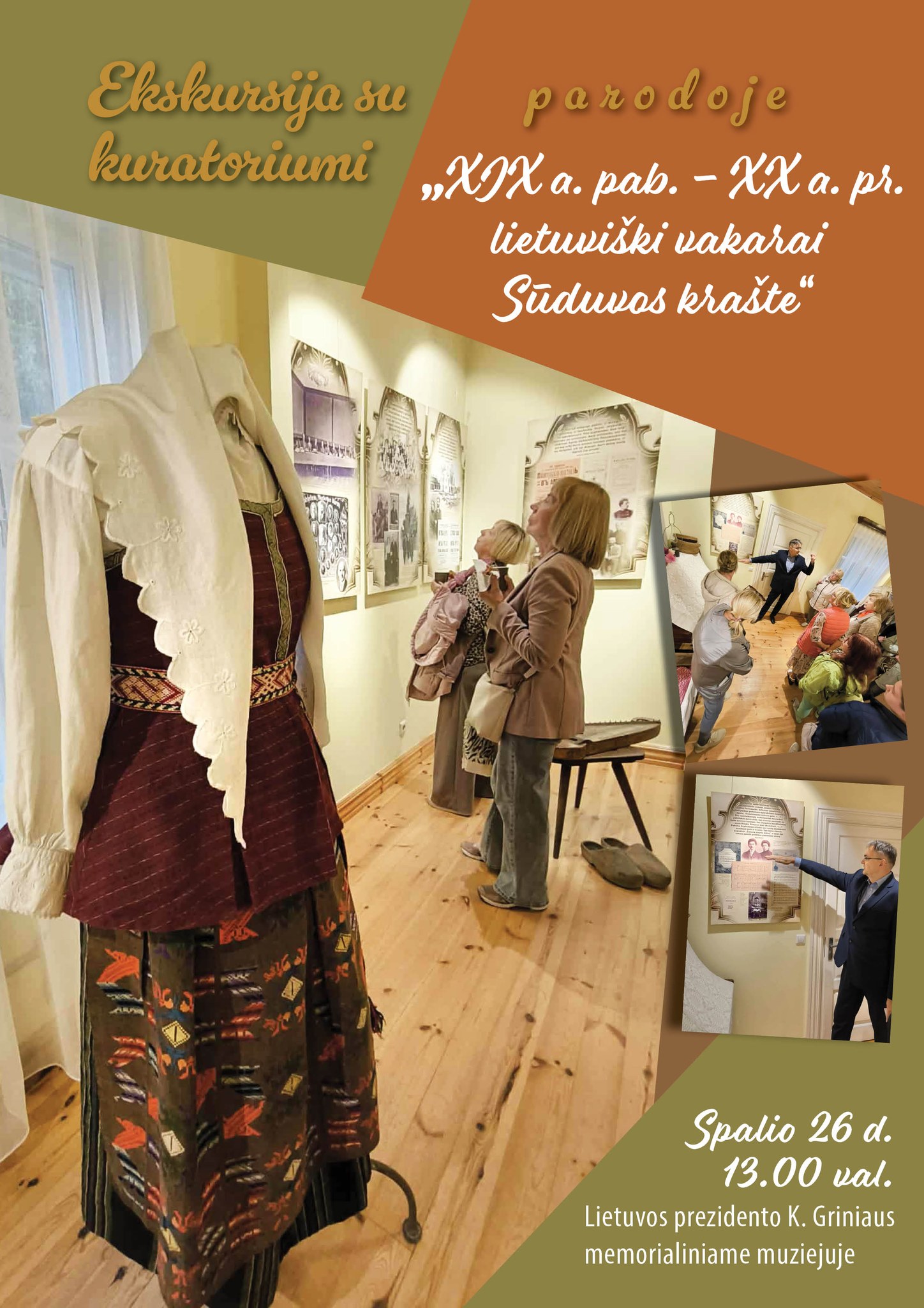 Ekskursija su kuratoriumi parodoje „XIX a. pab. - XX a. pr. lietuviški vakarai Sūduvos krašte“