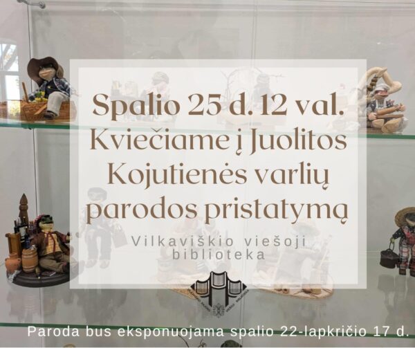 Juolitos Kojutienės varlių paroda