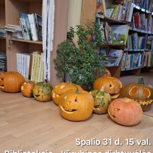 Kūrybinės dirbtuvėlės „Linksmasis Helouvyno virsmas“