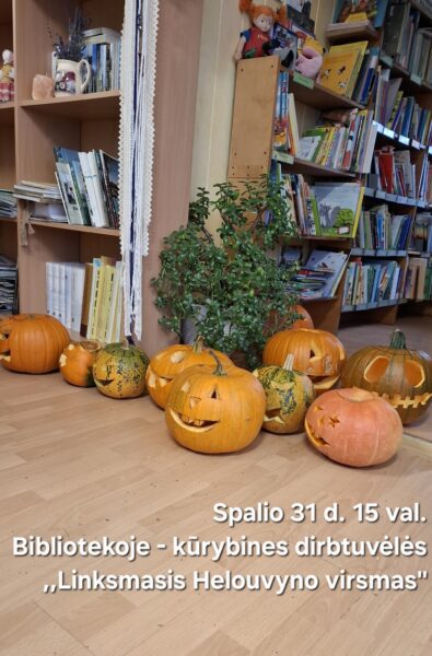 Kūrybinės dirbtuvėlės „Linksmasis Helouvyno virsmas“