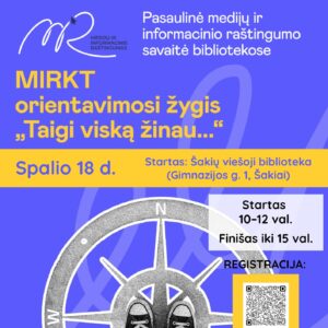 MIRKT ORIENTAVIMOSI ŽYGIS
