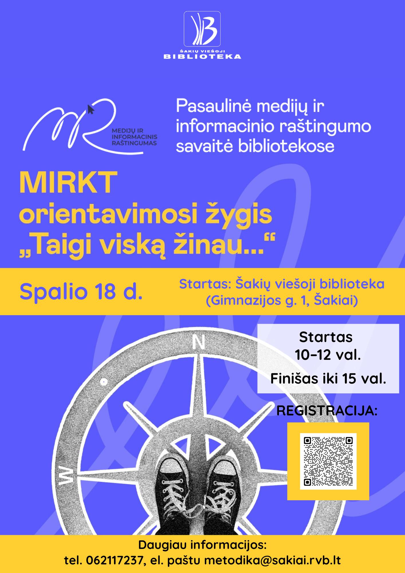 MIRKT ORIENTAVIMOSI ŽYGIS