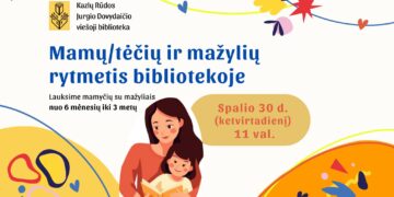 Mamų/tėčių ir mažylių rytmetis bibliotekoje