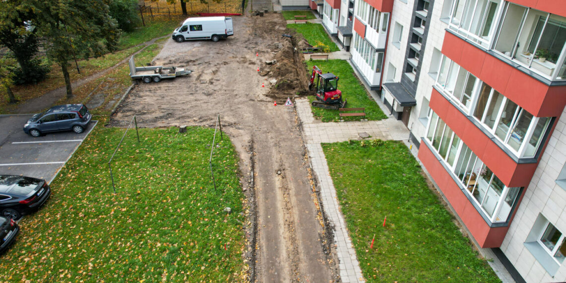 Marijampolėje tvarkomos dar dvi automobilių stovėjimo aikštelės