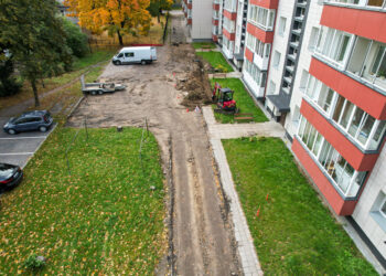 Marijampolėje tvarkomos dar dvi automobilių stovėjimo aikštelės