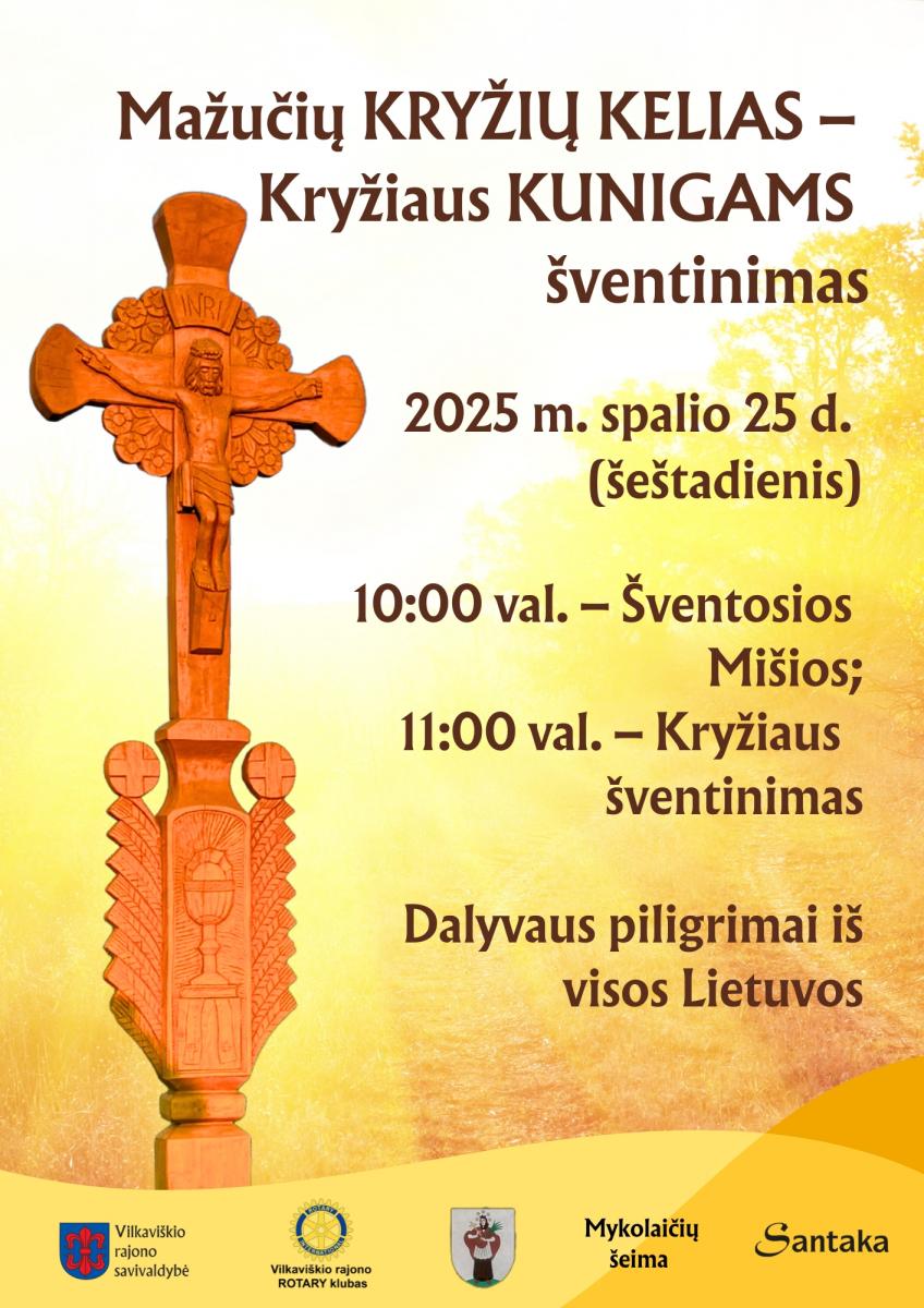 Mažučių KRYŽIŲ KELIAS - Kryžiaus KUNIGAMS šventinimas